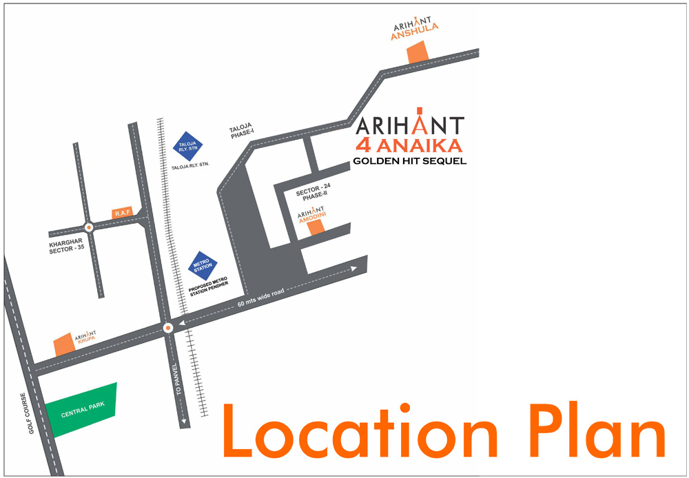 Location Arihant Anaika 5